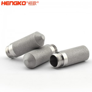廠家定制微米多孔不銹鋼過濾器_316L粉末燒結(jié)溫濕度變送器探頭保護罩