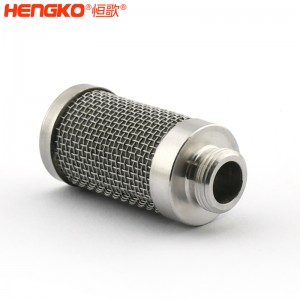 恒歌定制精密多孔不銹鋼燒結(jié)絲網(wǎng)濾芯高強度壽命長_用于純水和氣體過濾