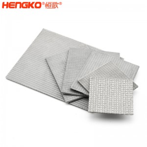 源頭廠家供應(yīng)燒結(jié)網(wǎng)濾芯金屬濾芯濾板過濾精度均勻，應(yīng)用于雜質(zhì)分離過濾