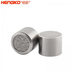 廠(chǎng)家定制0.2-90微米多孔金屬氣體傳感器防爆外殼，隔火焰耐腐蝕316L不銹鋼防爆片