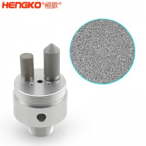 316不銹鋼樣氣過(guò)濾器耐高壓高強(qiáng)度易清洗，用于污水管道氣體檢測(cè)分析高溫氣體取樣探頭過(guò)濾器