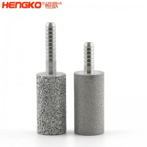 廠家定制316L粉末燒結(jié)不銹鋼過濾器曝氣頭，高強度耐腐蝕水族專用氣泡石