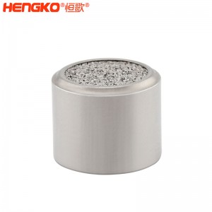 廠(chǎng)家定制0.2-90微米多孔金屬氣體傳感器防爆外殼，隔火焰耐腐蝕316L不銹鋼防爆片