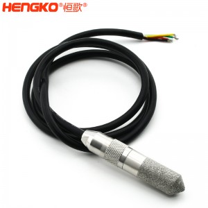 恒歌高精度溫濕度傳感器探頭防水不銹鋼外殼RHT30 i2c土壤濕度露點溫度環(huán)境測量傳感器