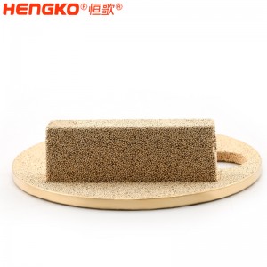 工廠批發(fā)高機械強度 3-90微米黃銅青銅粉末燒結(jié)過濾器 用于工業(yè)和化工