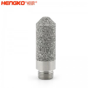 不銹鋼溫濕度探測(cè)器探頭外殼_耐高溫防水無(wú)縫一體化燒結(jié)金屬濾芯