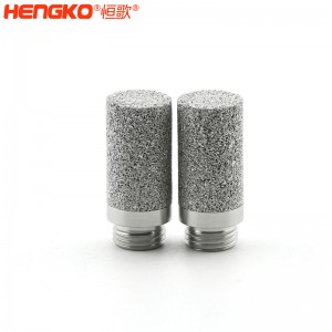 廠家定制農(nóng)業(yè)大棚溫濕度傳感器探頭保護罩_防水耐腐不銹鋼外螺紋平頭露點儀殼體