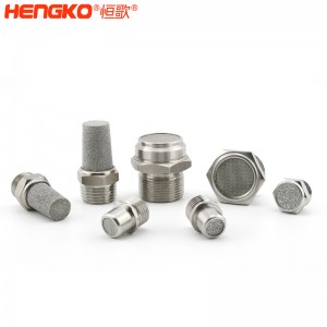 源頭廠家不銹鋼燒結(jié)網(wǎng)消聲器消音器耐高溫流量大，應(yīng)用于空壓機排氣