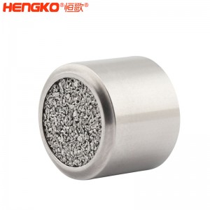 廠家定制0.2-90微米多孔金屬氣體傳感器防爆外殼，隔火焰耐腐蝕316L不銹鋼防爆片