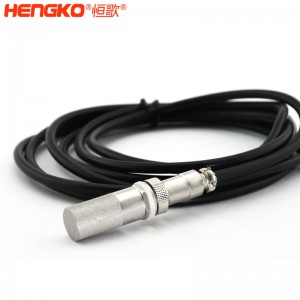 恒歌高精度溫濕度傳感器探頭防水不銹鋼外殼RHT30 i2c土壤濕度露點溫度環(huán)境測量傳感器