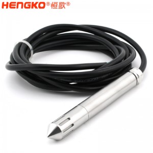 恒歌定制透氣溫濕度探頭外殼_316L不銹鋼材質(zhì)抗氧化糧倉溫濕度探頭外殼