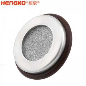 廠家定制真空卡環(huán)濾片_316L粉末燒結真空卡環(huán)不銹鋼濾芯氣體檢漏儀外殼用