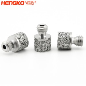 燒結不銹鋼316L多孔金屬微米噴頭曝氣石用于發(fā)酵罐