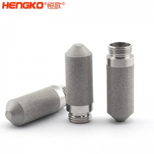 廠家定制微米多孔不銹鋼過濾器_316L粉末燒結(jié)溫濕度變送器探頭保護罩