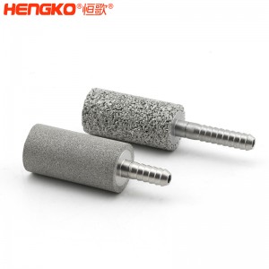 廠家定制316L粉末燒結(jié)不銹鋼過濾器曝氣頭，高強度耐腐蝕水族專用氣泡石