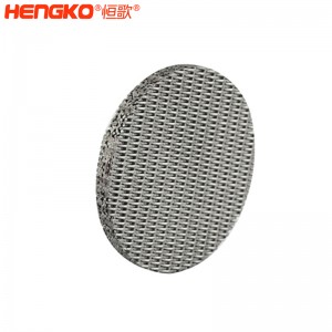 廠家定制氣體傳感器探頭防爆片耐600度高溫隔火焰，用于液化氣處理316不銹鋼阻火網(wǎng)片