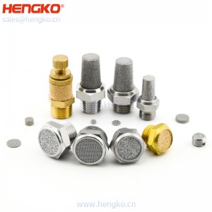 廠家供應(yīng)各種型號鉑螺紋燒結(jié)銅不銹鋼氣動消聲器消音器耐高溫工業(yè)降噪