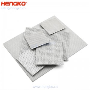 濾芯廠家直銷微米級(jí)燒結(jié)不銹鋼絲網(wǎng)濾板_使用壽命長易清洗流化床用不銹鋼網(wǎng)濾芯