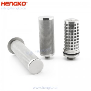 廠家定制316L不銹鋼多層復合網燒結過濾筒濾芯防水透氣_用于化工行業(yè)