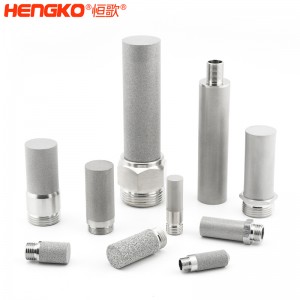 廠家來圖定制粉末燒結(jié)316L不銹鋼過濾器濾芯防塵耐腐蝕，用于化工制藥