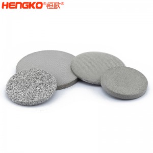 氣體探測器探頭防爆片耐高溫透氣性好，工業(yè)316L不銹鋼傳感器隔火焰隔爆片可定制