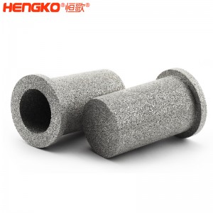 恒歌不銹鋼濾筒透氣性好過濾精準孔徑0.1-90μm,應(yīng)用于氣液體發(fā)散消音降噪