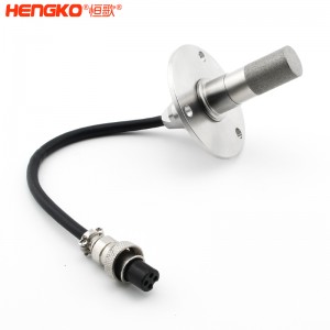 RS485遠程高精度法蘭盤溫濕度傳感器高靈敏，數(shù)字信號濕度傳感器防水探頭