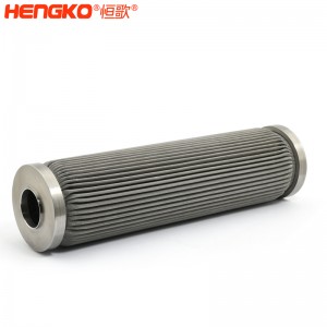 恒歌定制精密多孔不銹鋼燒結(jié)絲網(wǎng)濾芯高強度壽命長_用于純水和氣體過濾