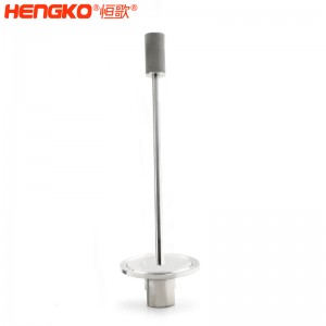 廠家批發(fā)316L不銹鋼長桿不銹鋼曝氣頭耐腐蝕防塵，用于二氧化碳/氧氣擴(kuò)散