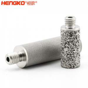 廠家來圖定制粉末燒結(jié)316L不銹鋼過濾器濾芯防塵耐腐蝕，用于化工制藥