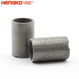 廠家直銷孔徑0.2-90um多孔不銹鋼濾筒工業(yè)除塵濾芯過濾精準耐腐蝕，用于凈化污水