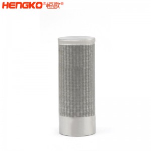 恒歌濾芯廠(chǎng)家供應(yīng)微米燒結(jié)不銹鋼網(wǎng)過(guò)濾筒_結(jié)構(gòu)穩(wěn)定滲透性強(qiáng)醫(yī)用不銹鋼網(wǎng)濾芯